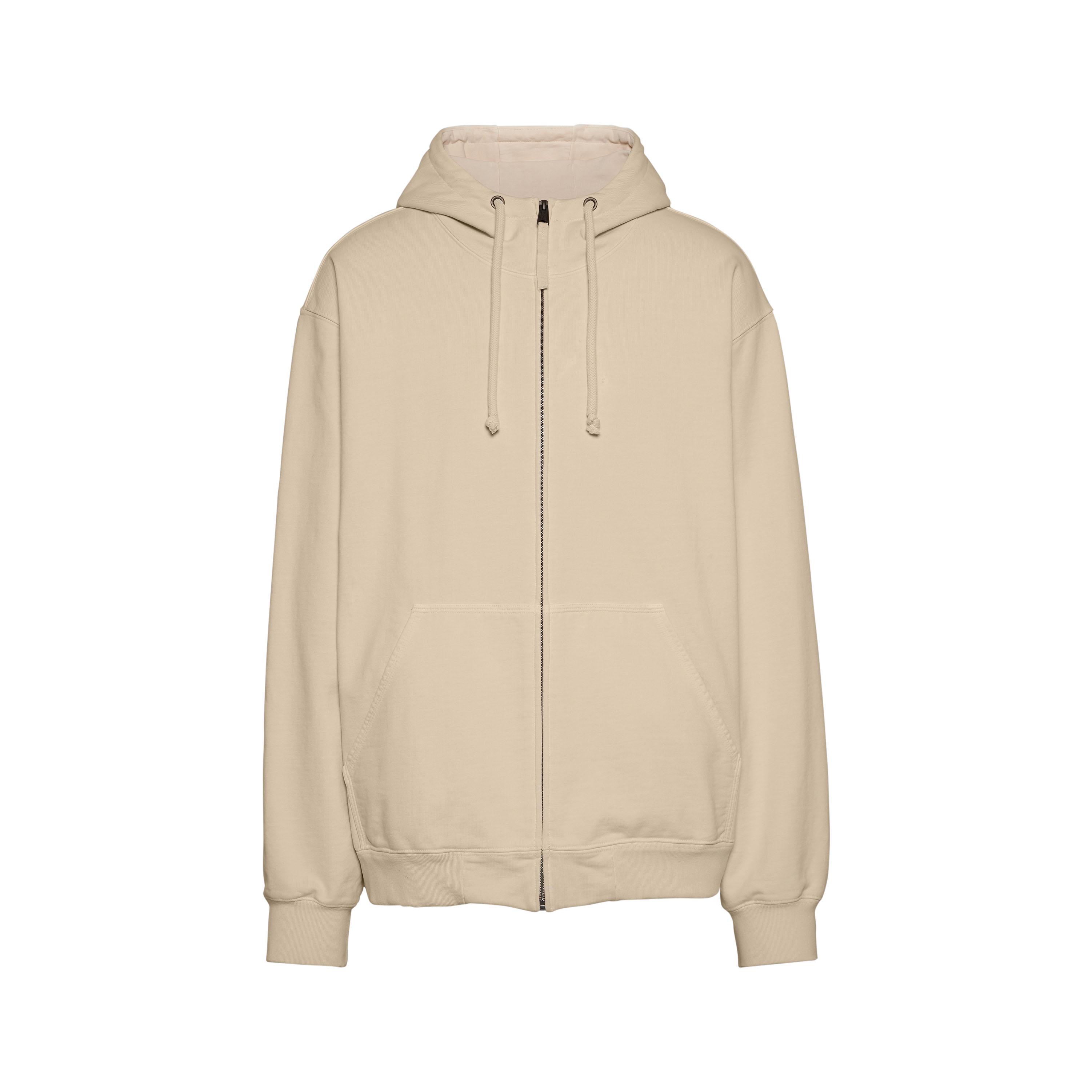 パーカー・フーディ MAISON MARGIELA ZIPPED LOGO HOODIE Maison Margiela Zipped Hoodie | Neutrals | FARFETCH