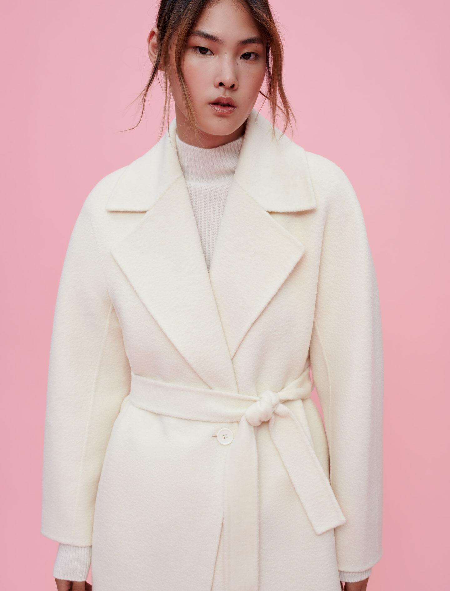 maje double face coat