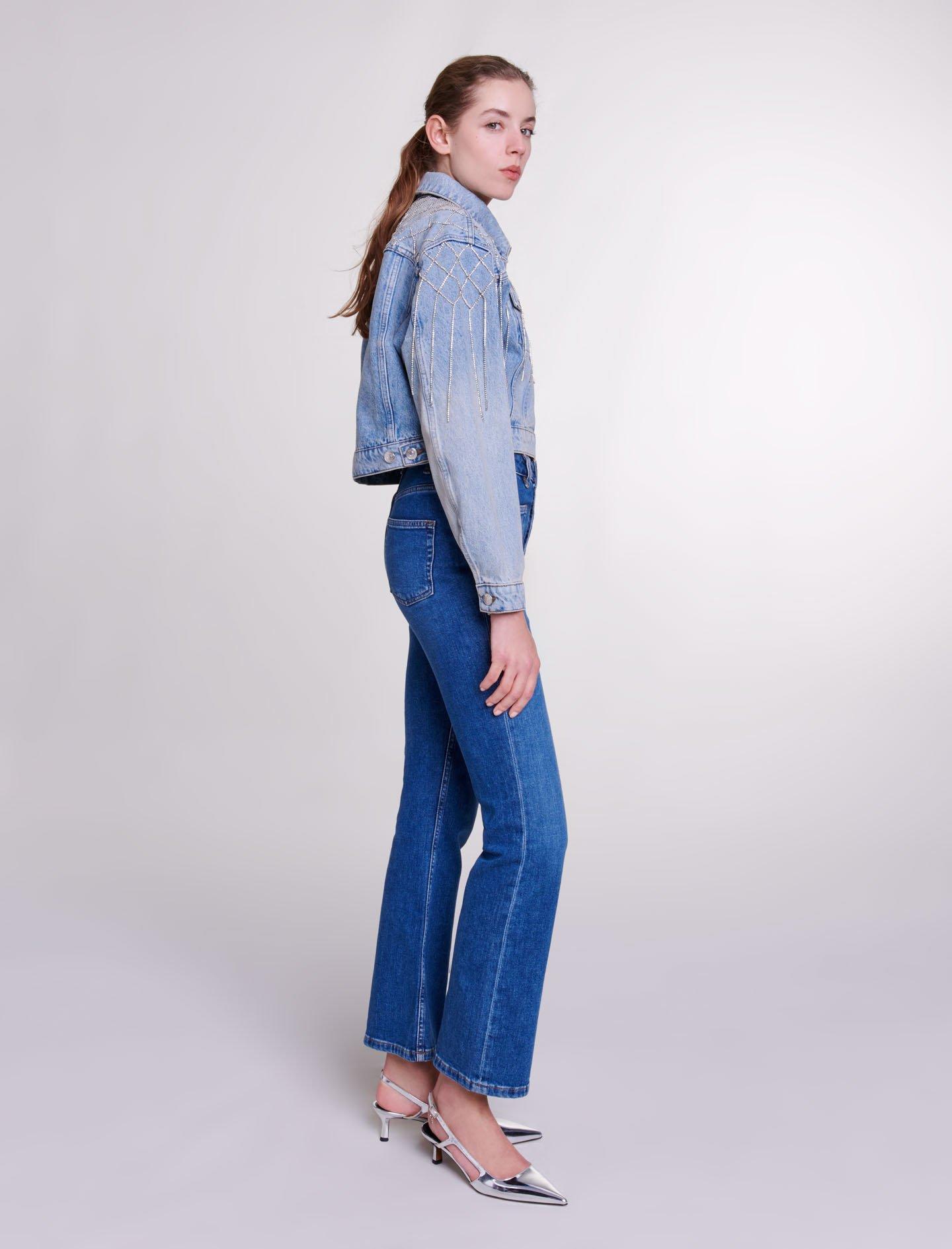 Vestes en jean et en denim Maje pour femme Reductions en ligne jusqu a 50 Lyst