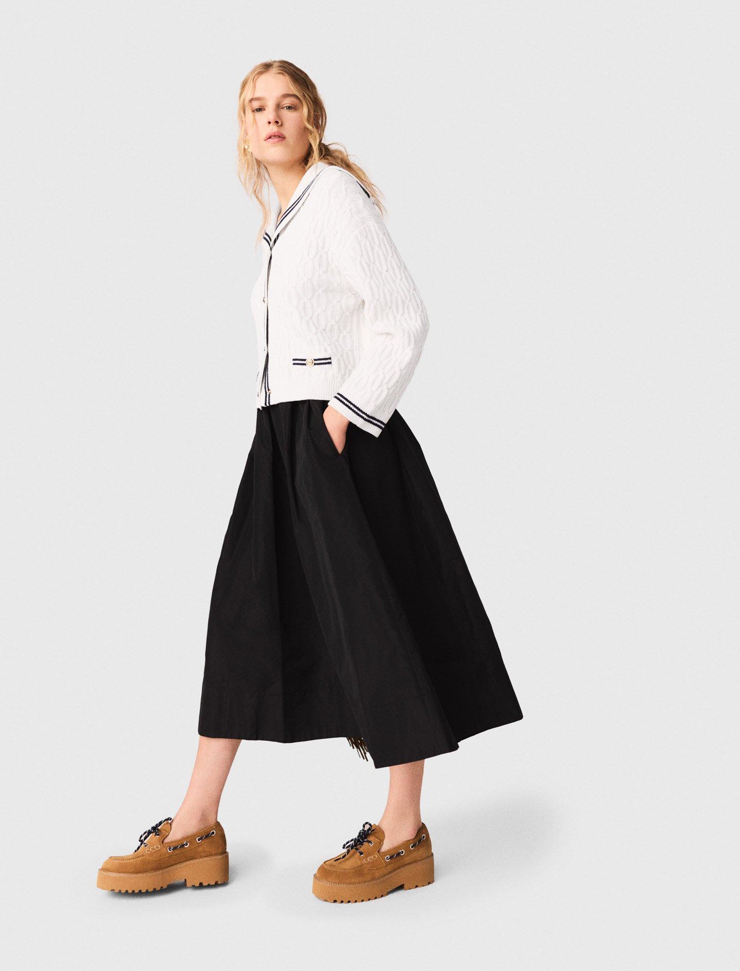 Mini-jupe plissée taille basse - Gris foncé - FEMME | H&M CH