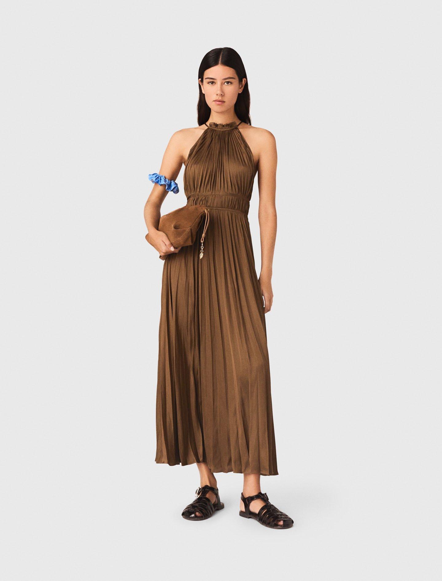 Maje Halter Neck Dresses for Women | Lyst Maje Halter Neck Dresses for Women | Lyst