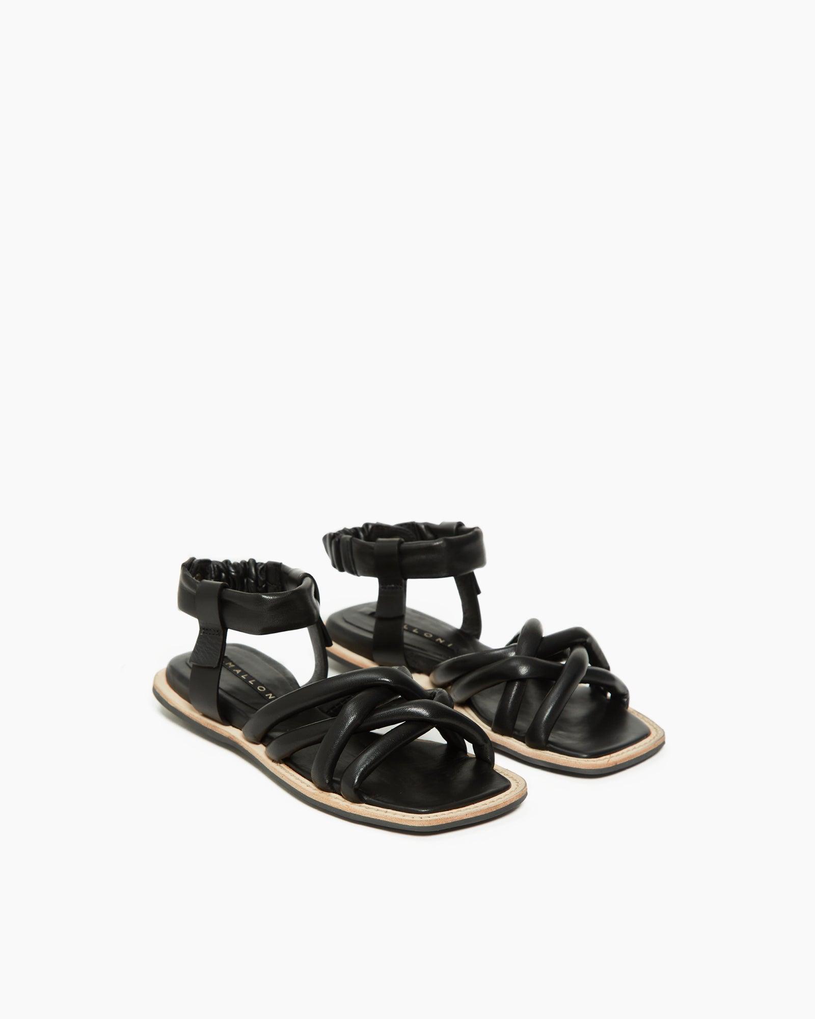 Malloni Sandal With Ankle Strap | Lyst