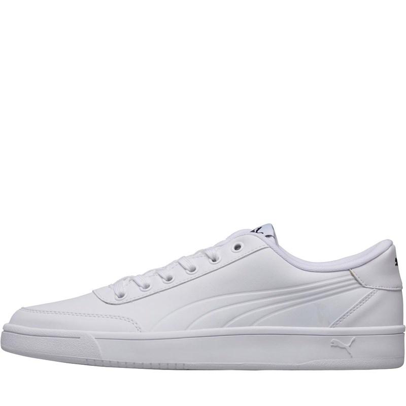 puma court breaker white sneakers