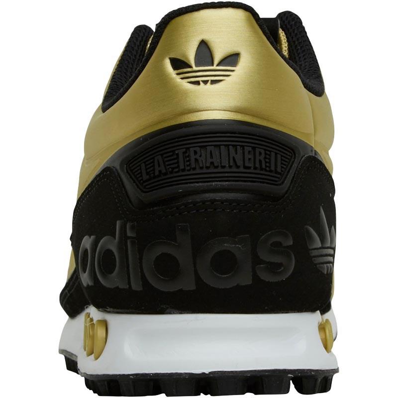 adidas la trainer black gold