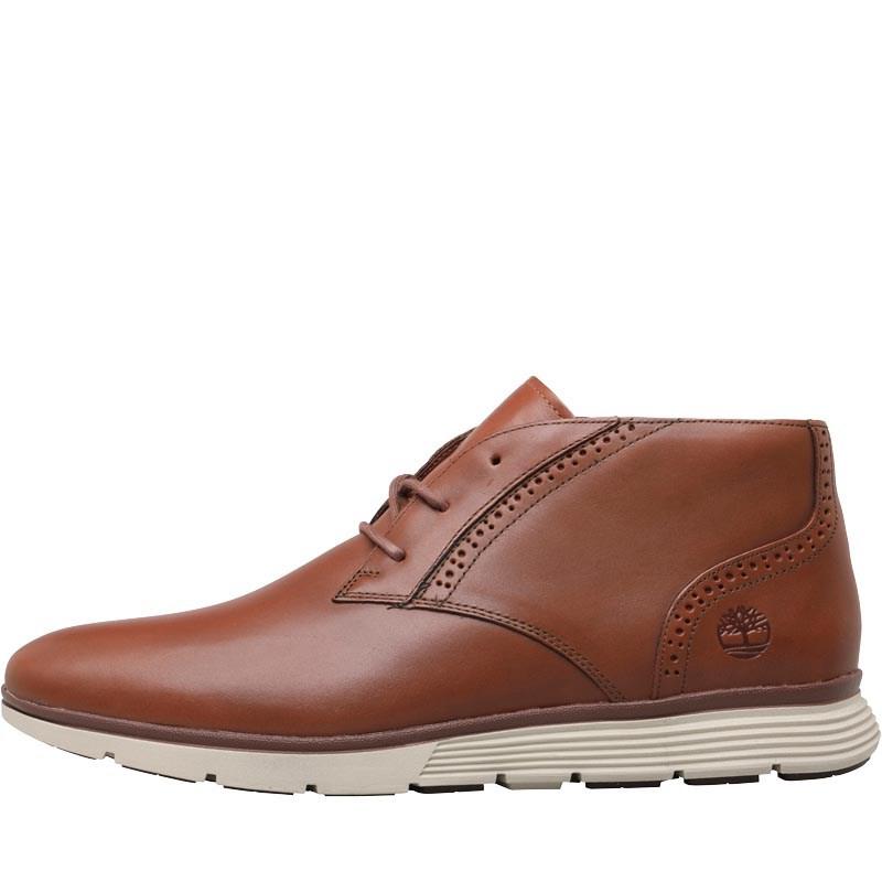 Timberland Leather Franklin Park Brogue Chukka Boots Medium Brown for Men - Lyst