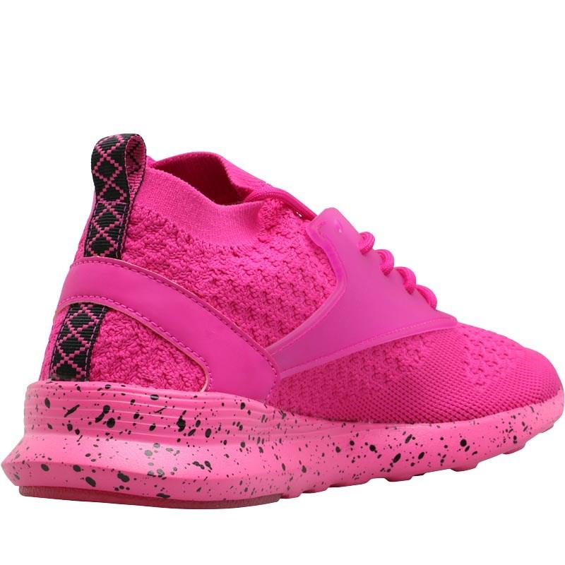 neon pink reebok classics