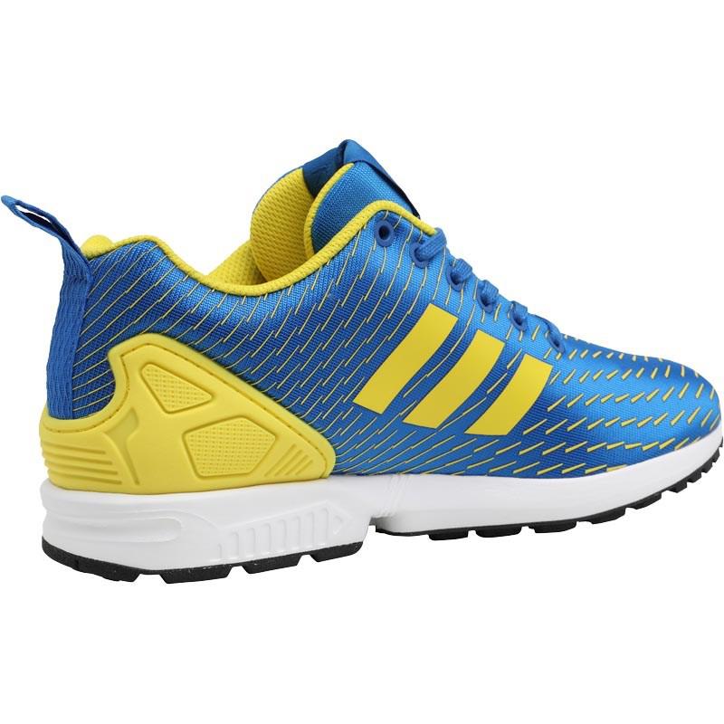 adidas zx flux blue yellow