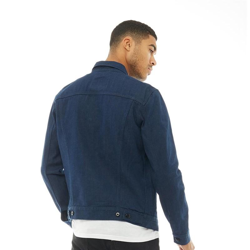 levi's mens the trucker jacket deep sea indigo trucker