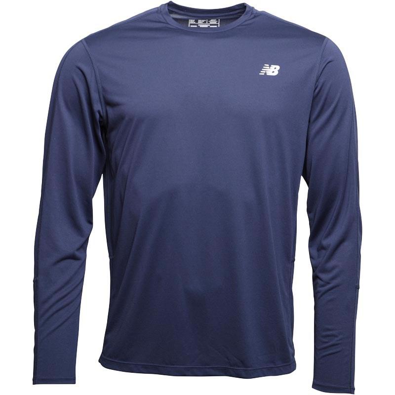 Navy long sleeve running top Clearance