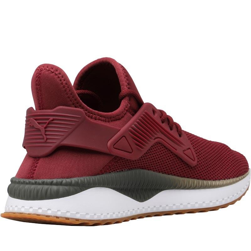 maroon puma trainers