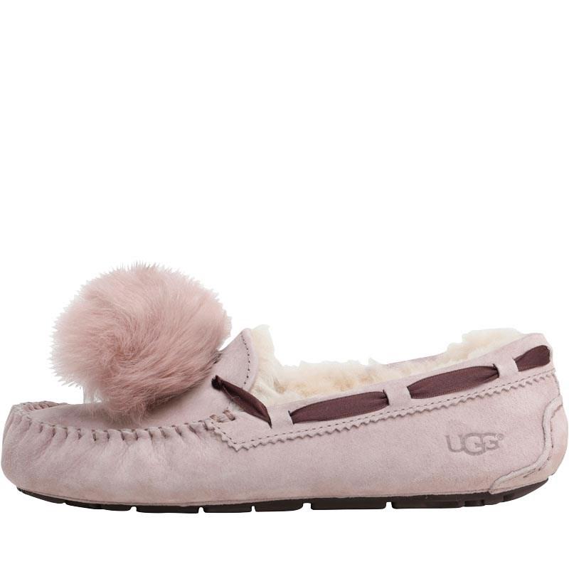 ugg pink pom pom slippers