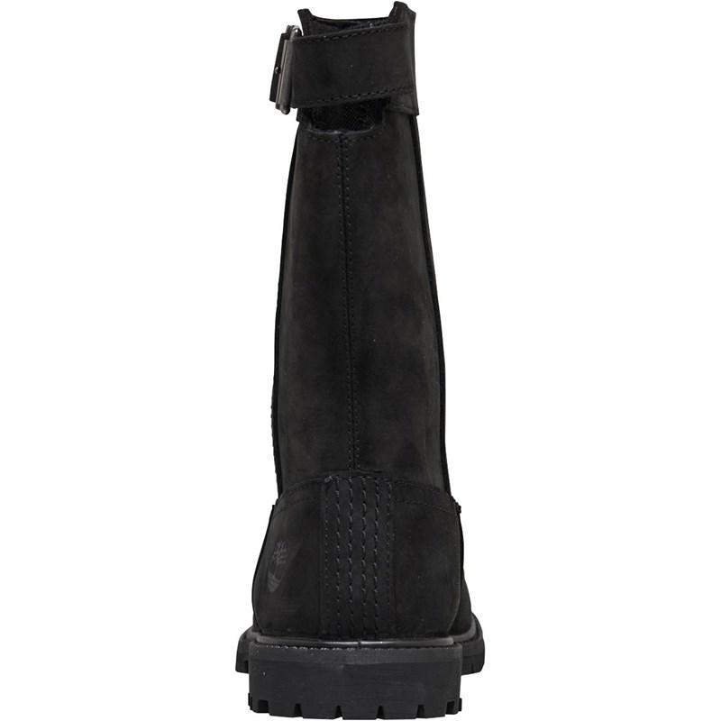 timberland black nellie pull on boots