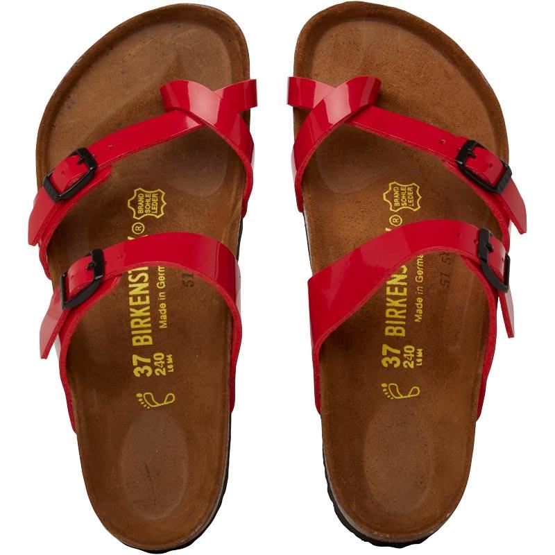 Birkenstock Synthetic Mayari Sandals Red Lyst