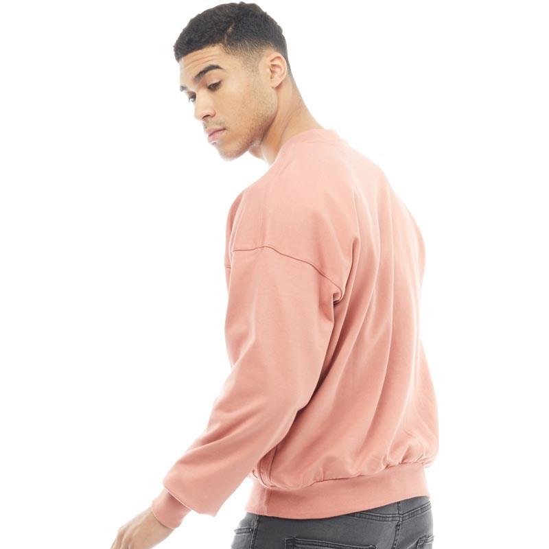 Adidas Originals Fallen Future Crew Sweatshirt in Pink Adidas Originals Fallen Future Crew Sweatshirt in Pink