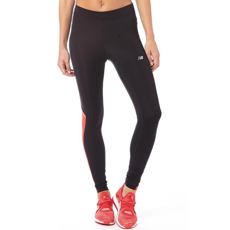 new balance womens accelerate running tight leggings black
