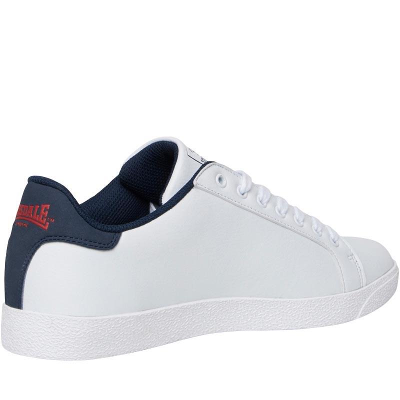 Lonsdale Classic Lowton Mens Casual Trainers White innovatis-suisse.ch