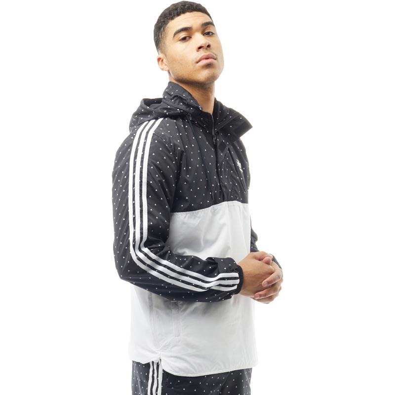 adidas Originals Synthetic Pharrell Williams Hu Woven Hoody Black/white for  Men - Lyst