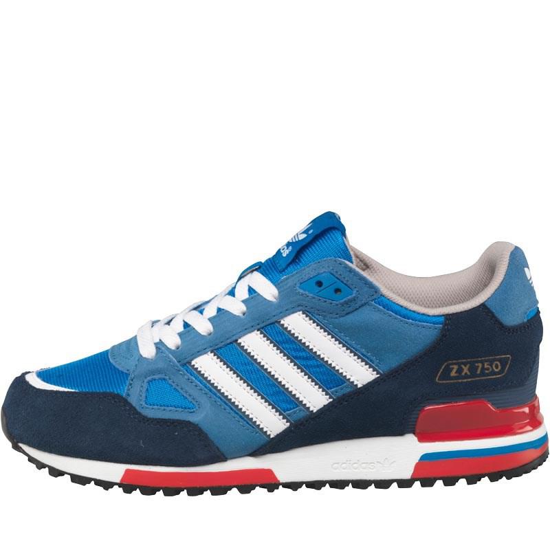 adidas Originals Suede Zx 750 Trainers Bluebird/white/dark Slate for ...