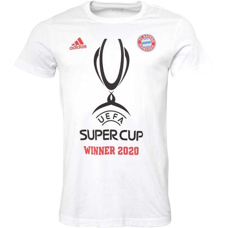 adidas Baumwolle FCB Bayern Munich T-Shirt Weiß in Weiß für Herren - Lyst