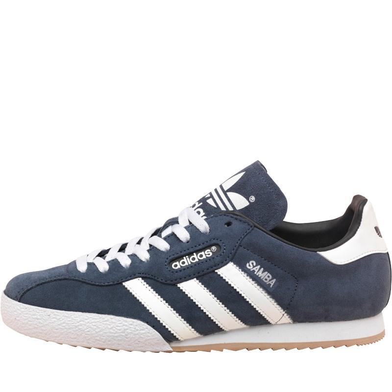 adidas Originals Samba Super Suede Trainers Navy/white/gum in Blue for ...