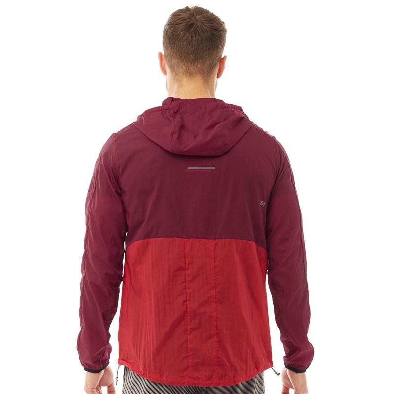 asics mens packable running jacket
