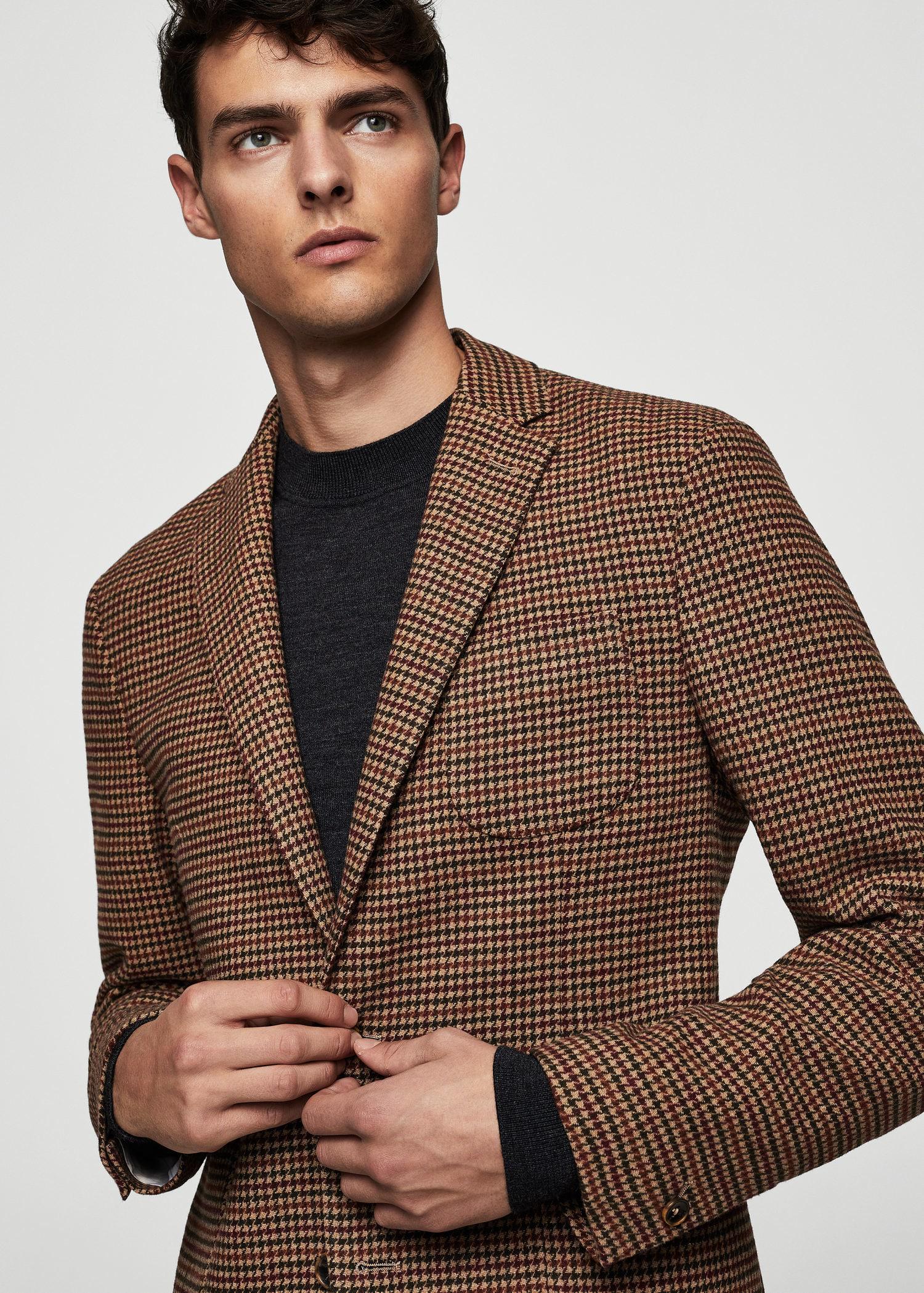 houndstooth blazer men
