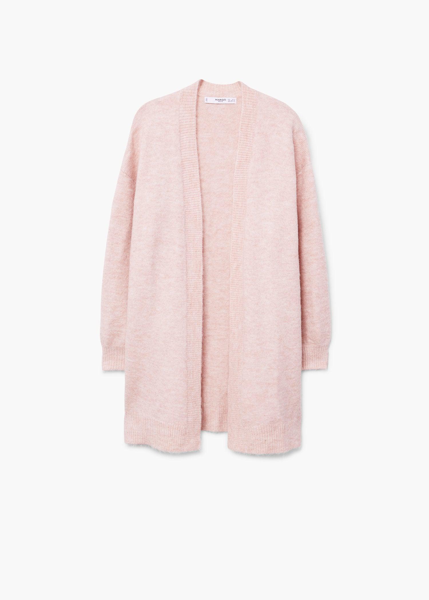 mango pink cardigan