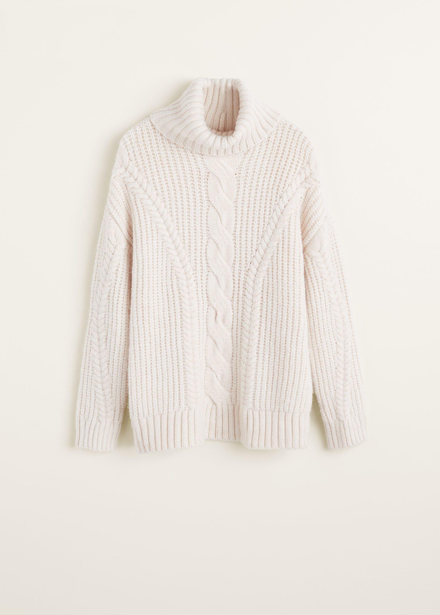 mango chunky knit cardigan