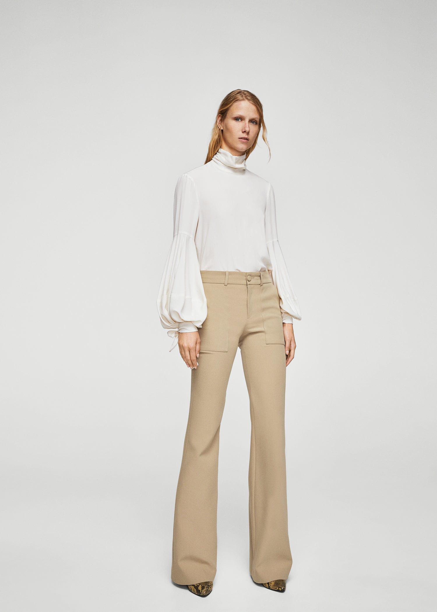 mango flared pants