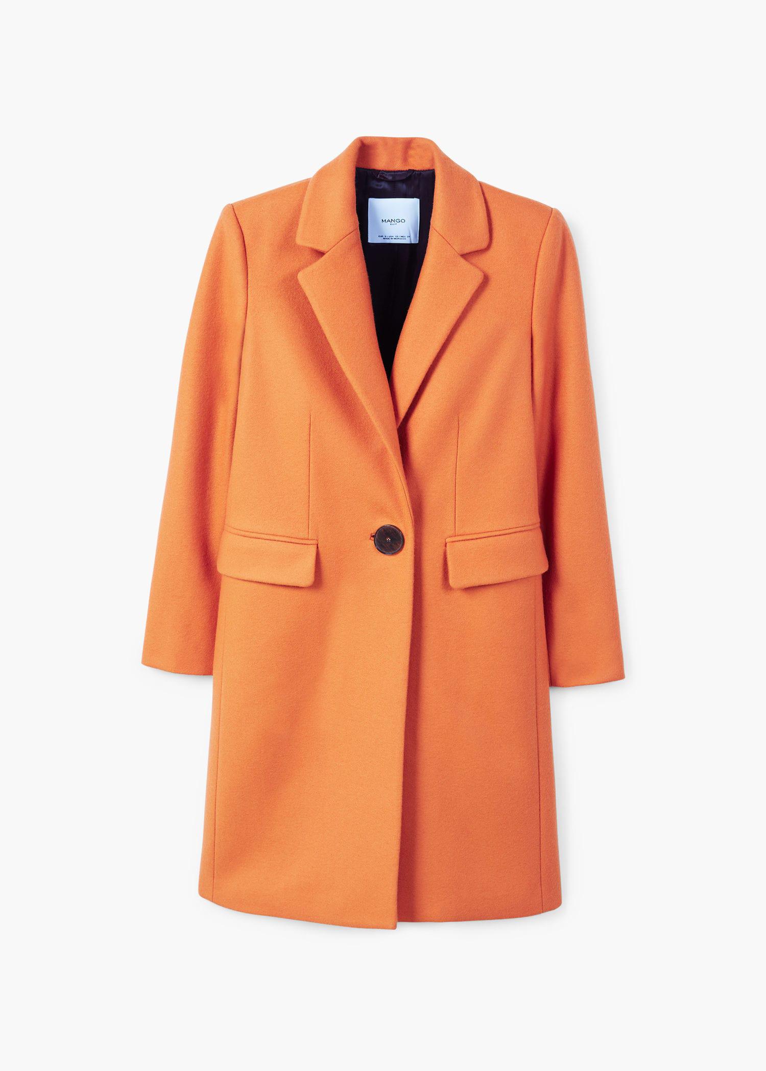 mango structured wool blazer