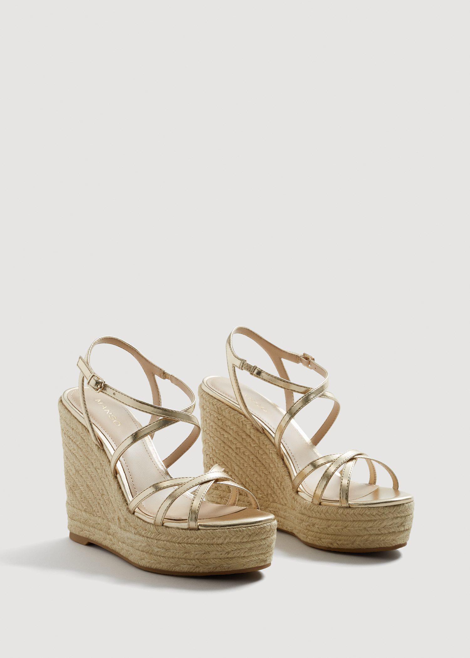 mango criss cross sandals