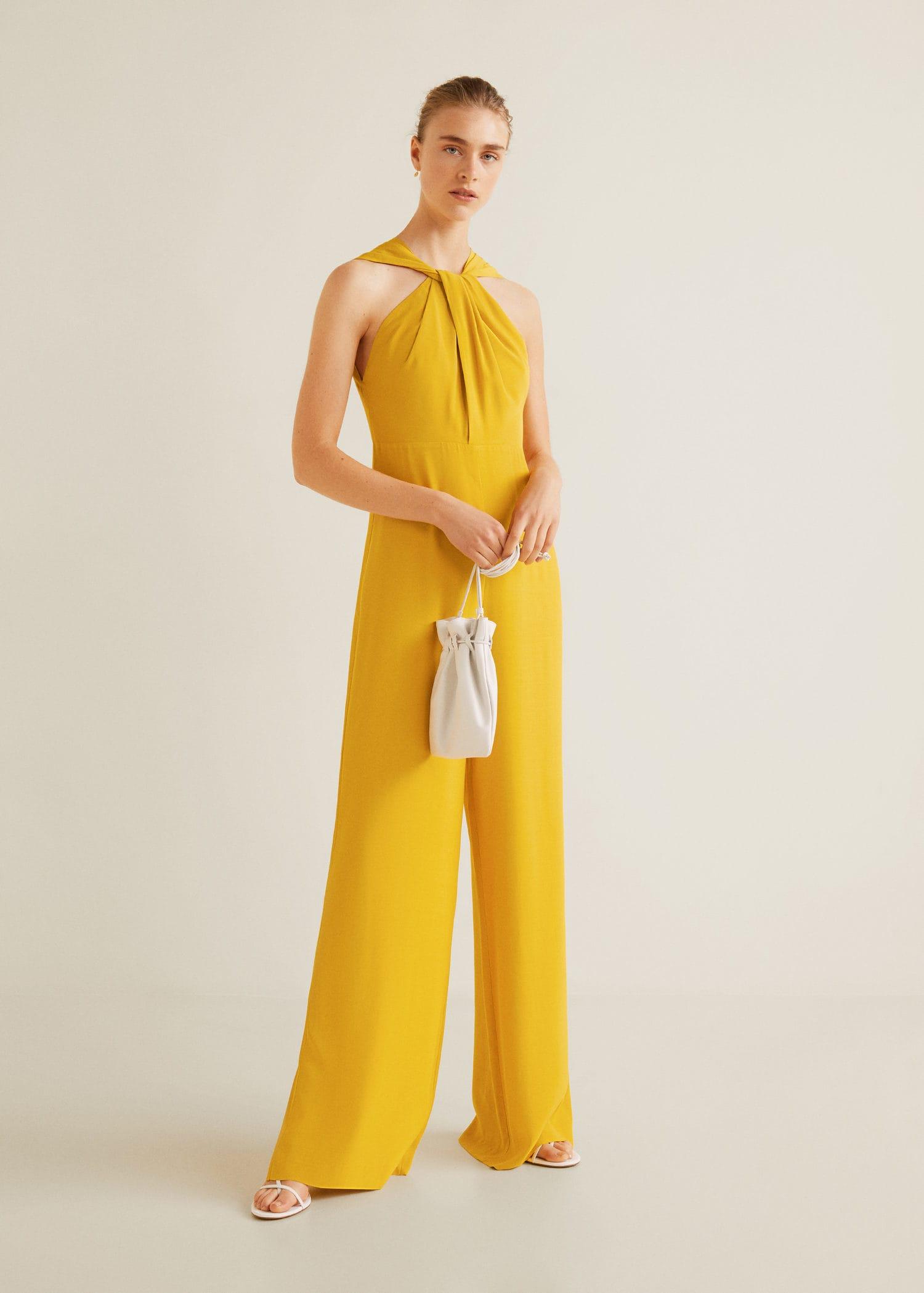 mango mustard jumpsuit