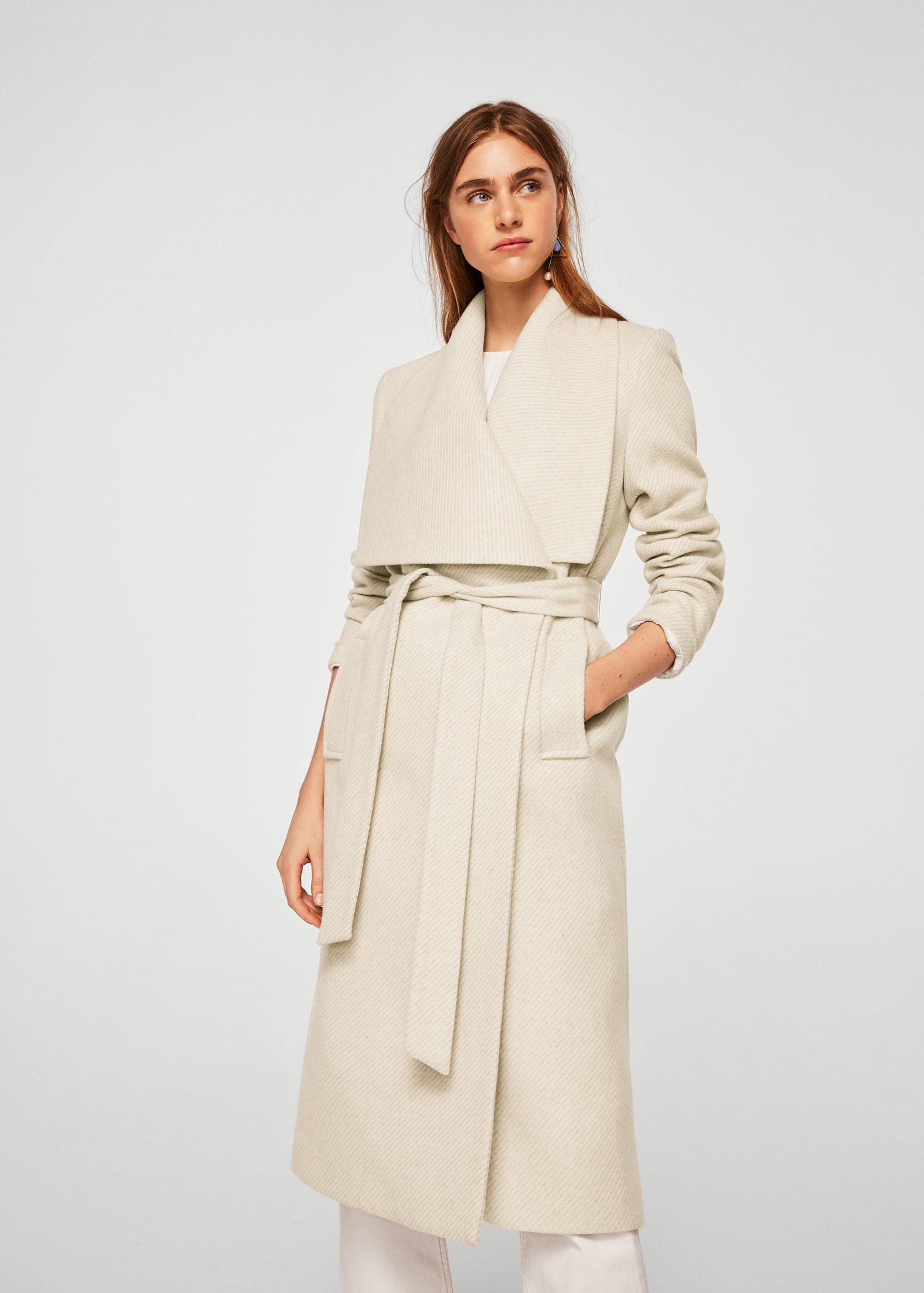 mango wrap coat