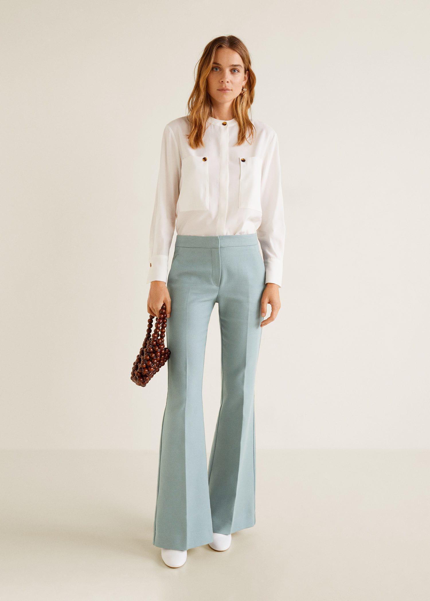 ASOS LUXE coord flared suit trousers in red  ASOS