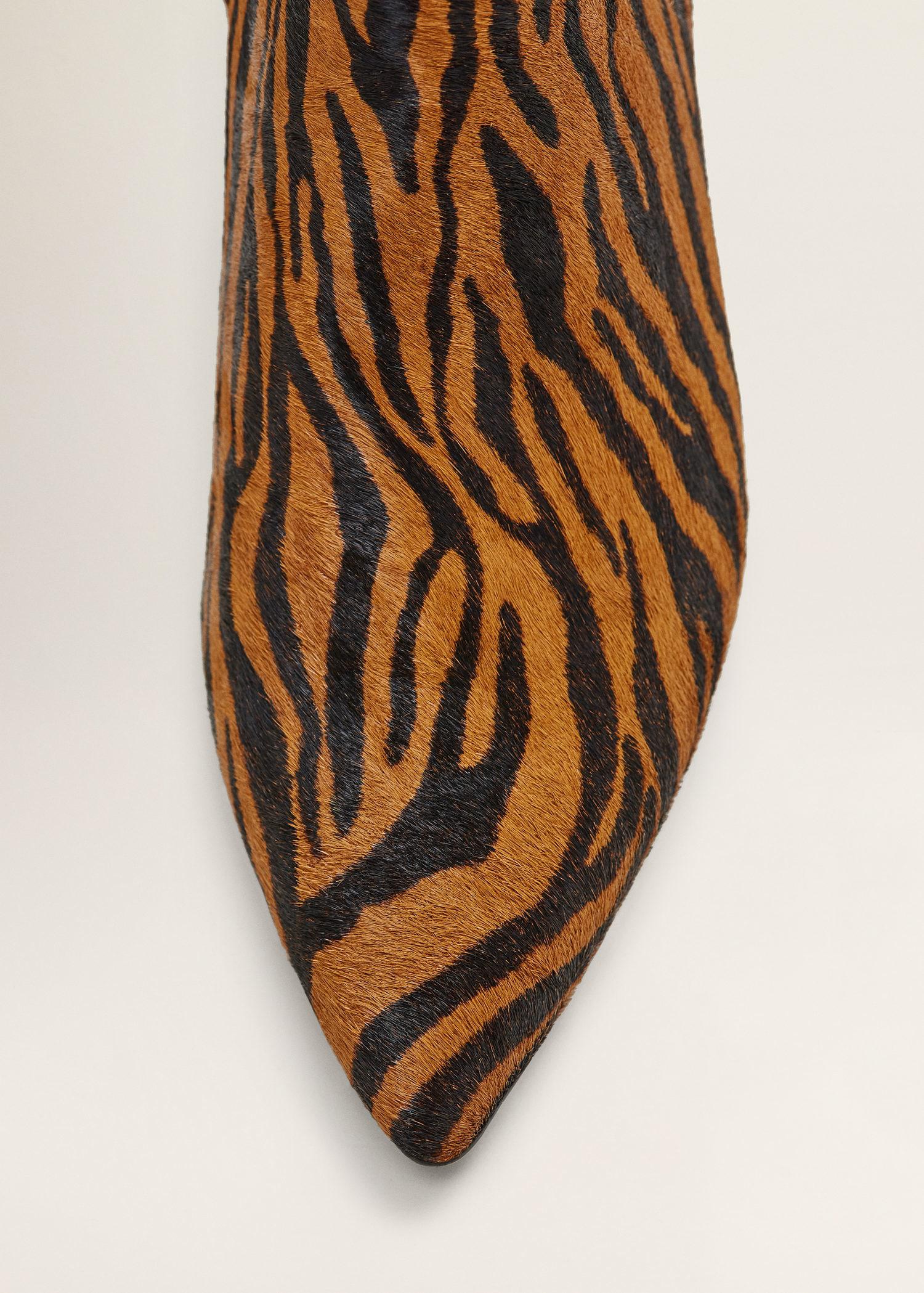 mango leopard print boots