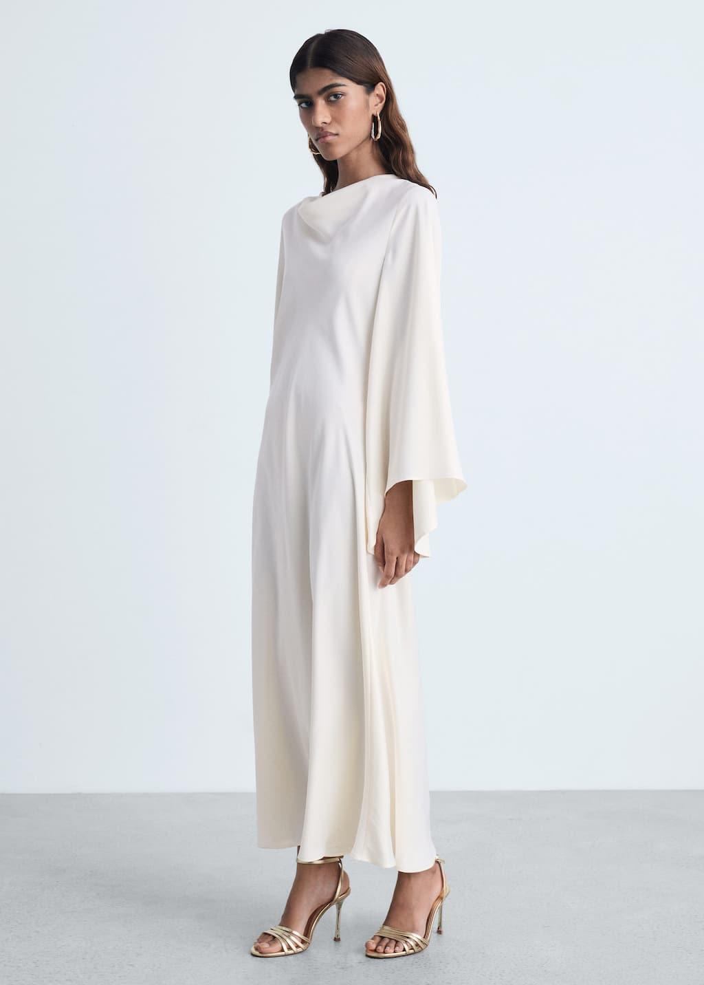 black turtleneck long dress Black Turtleneck Maxi Dress