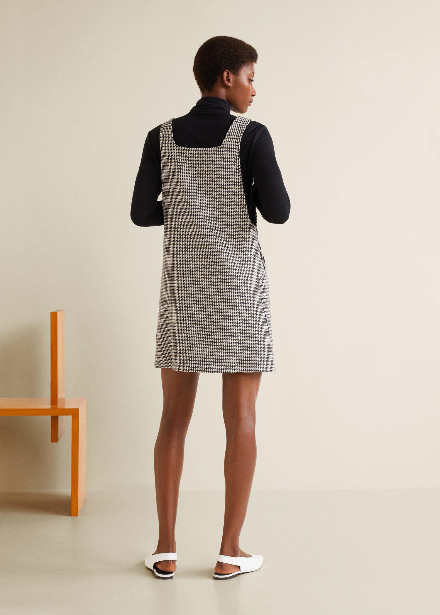 pinafore dress mango
