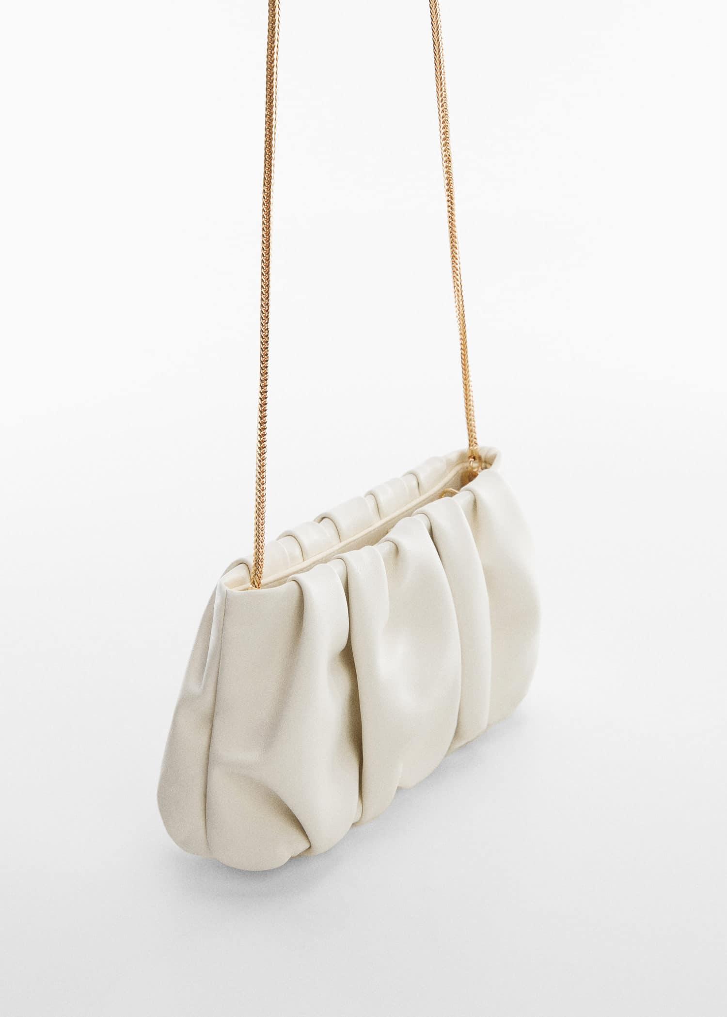 Cream quilted chain strap shoulder bag | River Island