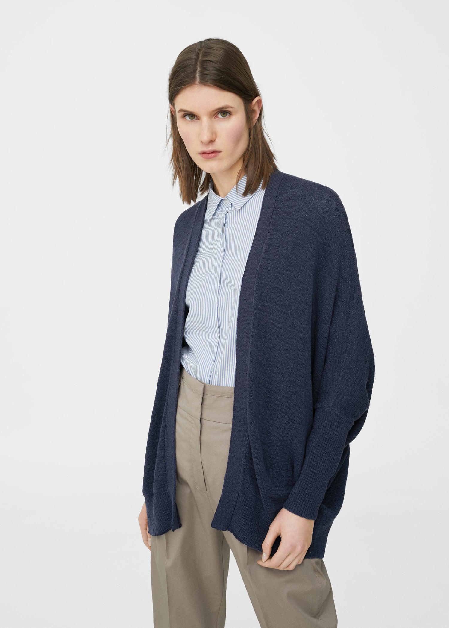 dark navy cardigan