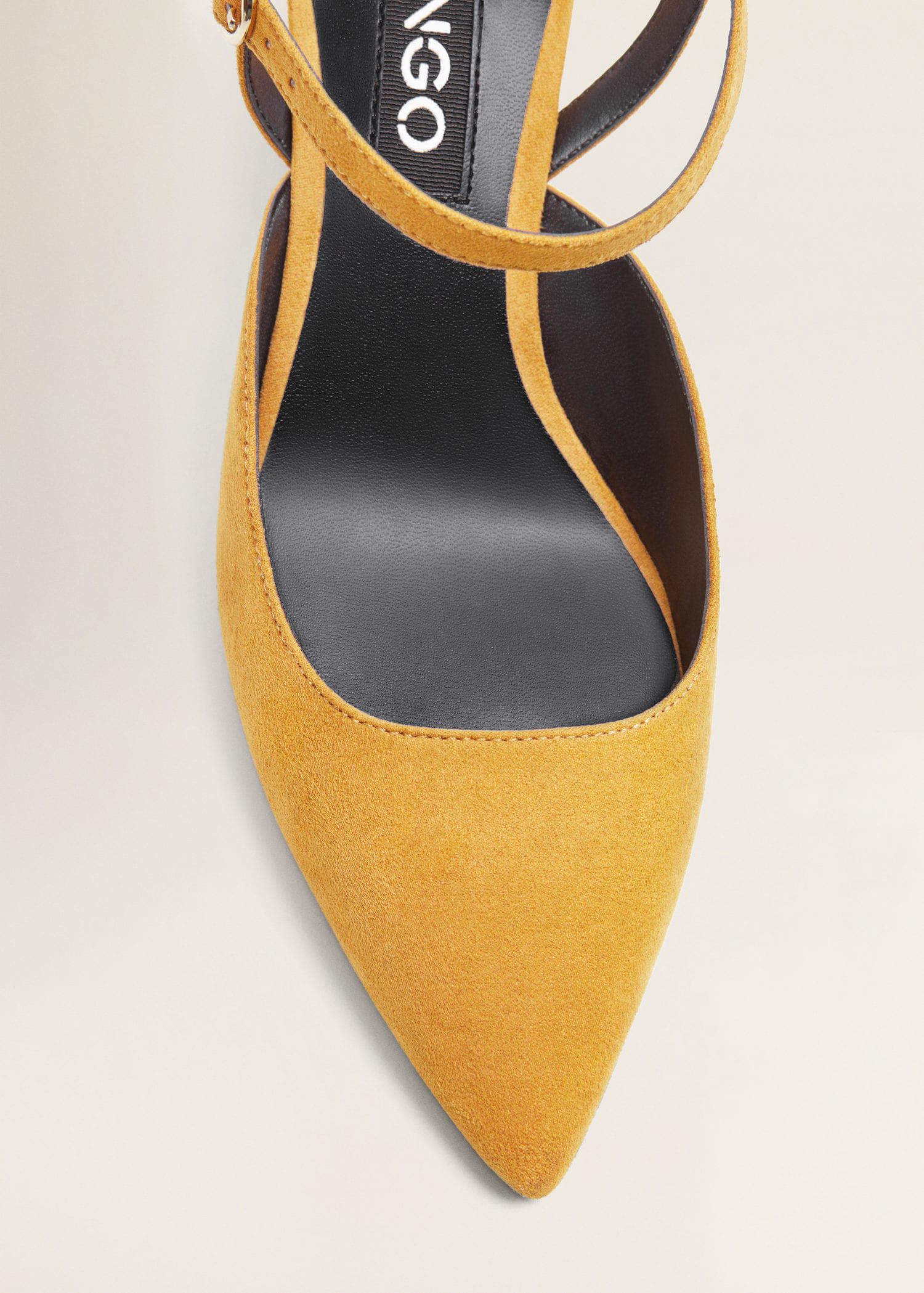 mango yellow shoes