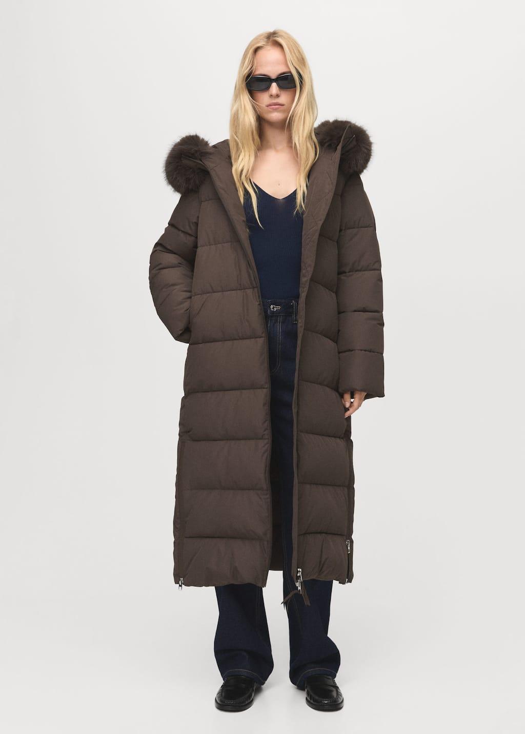 Fur Jacket Veste Fourrure SynthÃ©tique Mango Fausse Fourrure