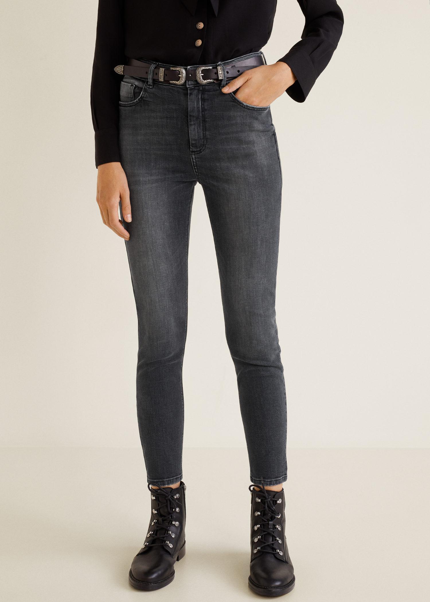 Mango Denim Skinny Noa Jeans in Denim Grey (Gray) Lyst