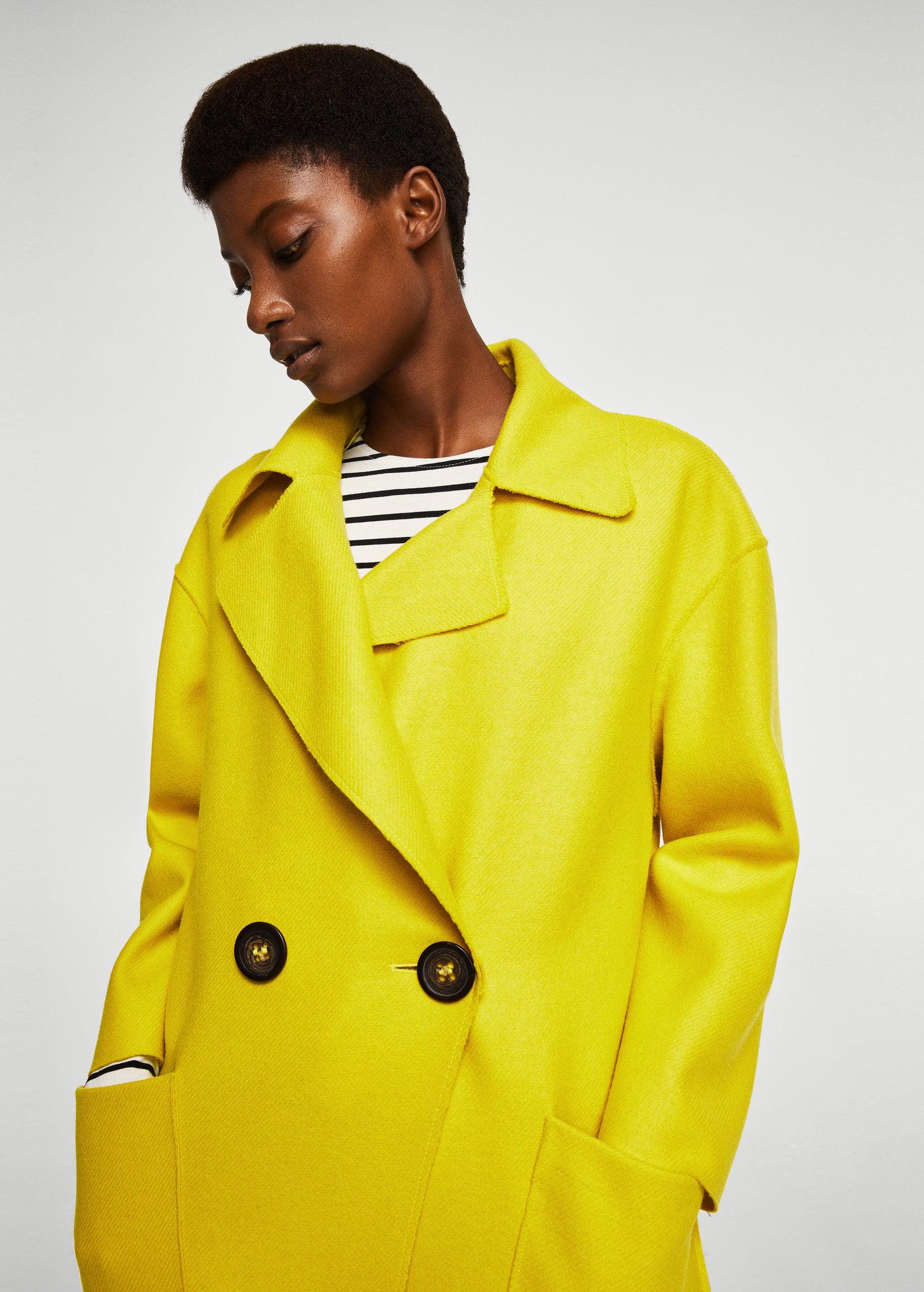yellow mango coat