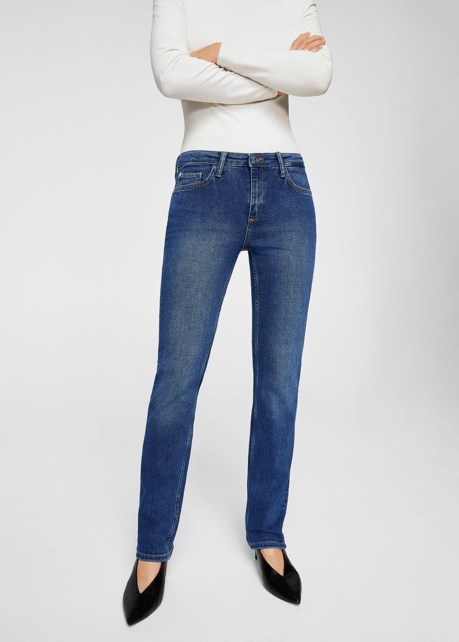 mango straight jeans