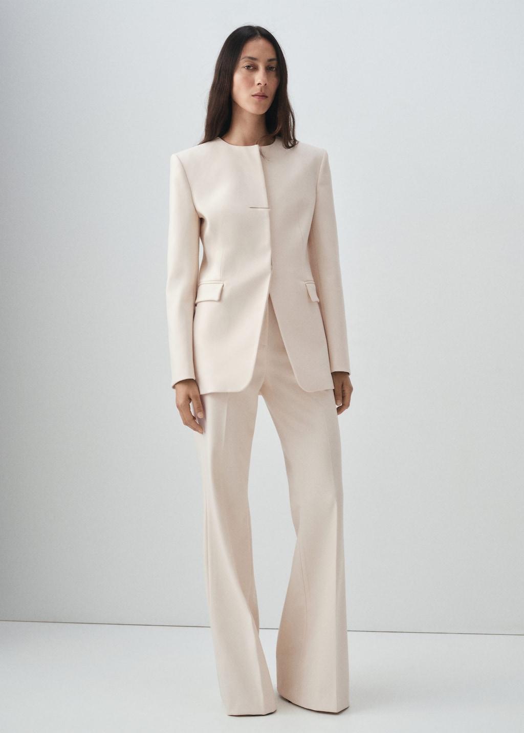 Tailored Blazer Mango White Blazer Dress Buy Mango Fitted Suit