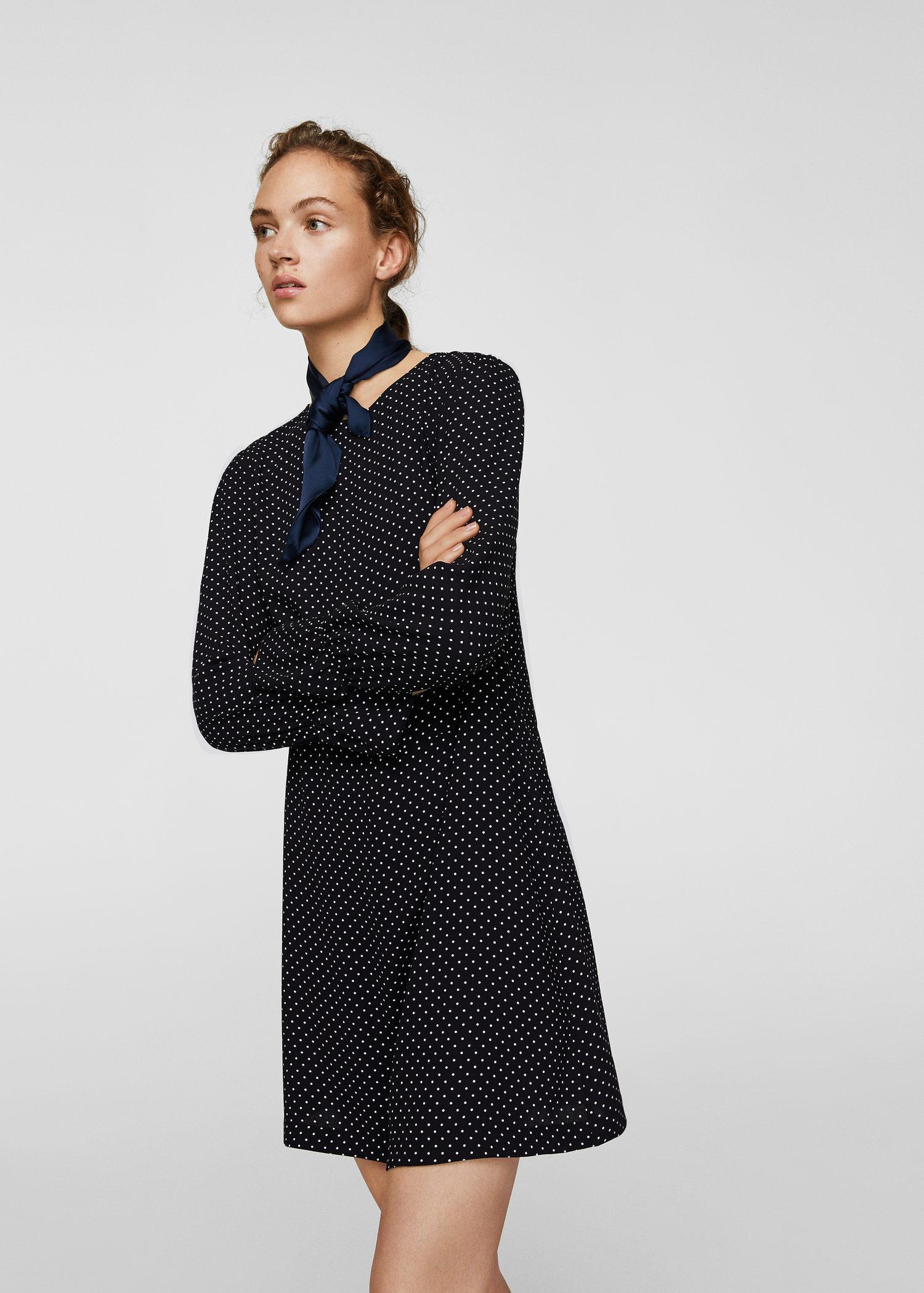 mango long sleeve dress