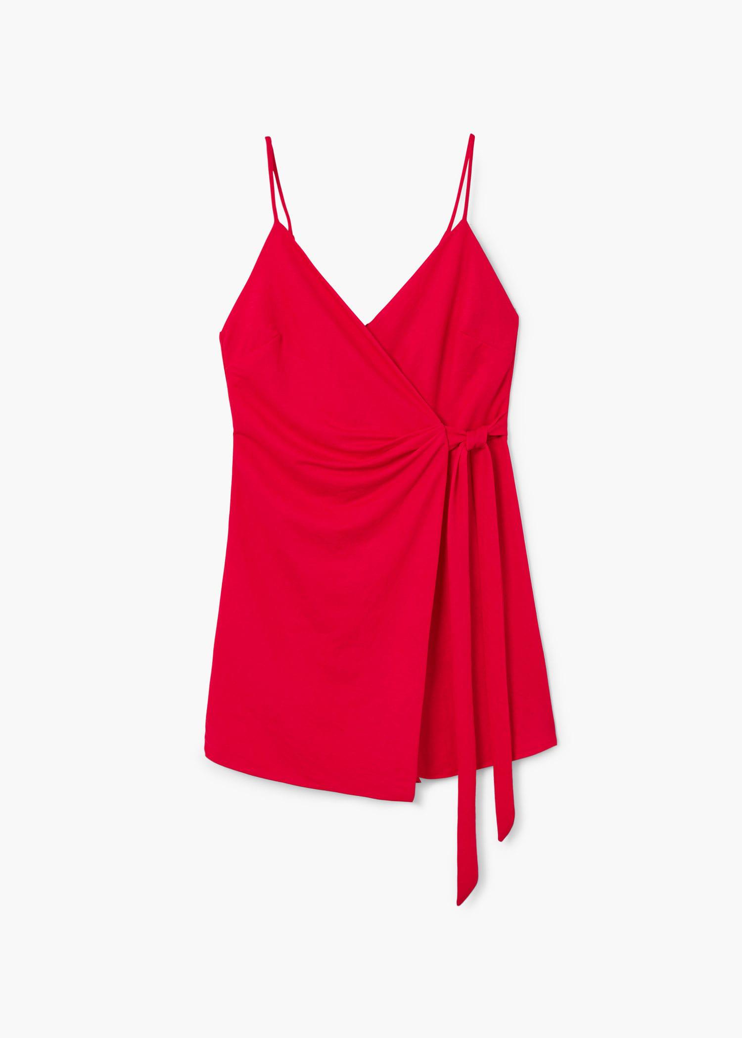 mango wrap short jumpsuit