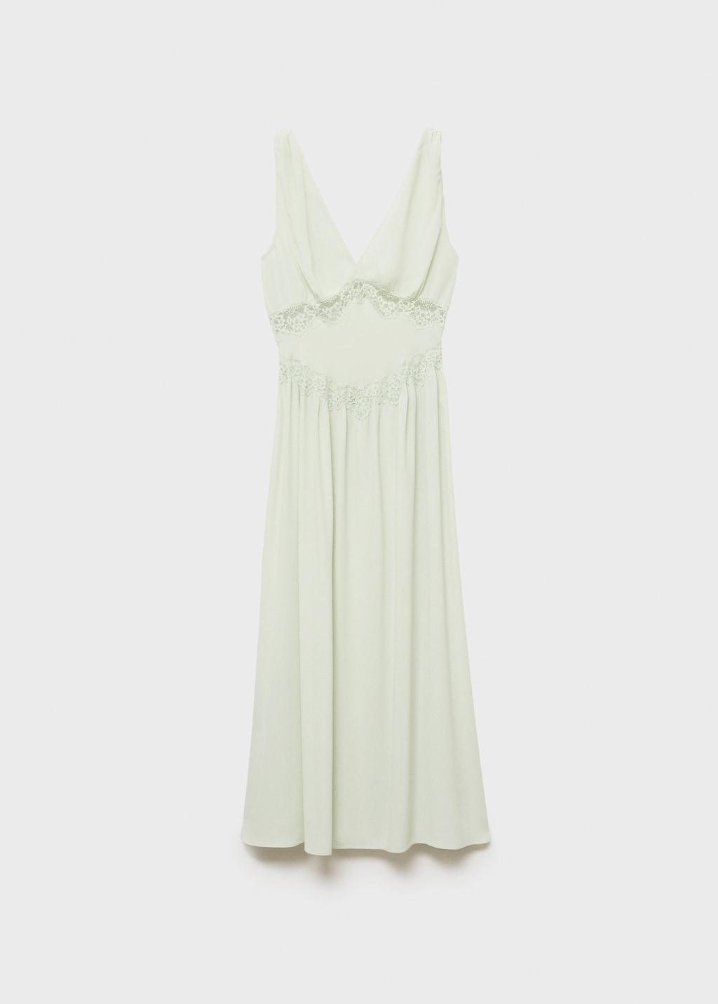 chinese dress ladies Mango Lace appliqu dress  HotBrandDeals