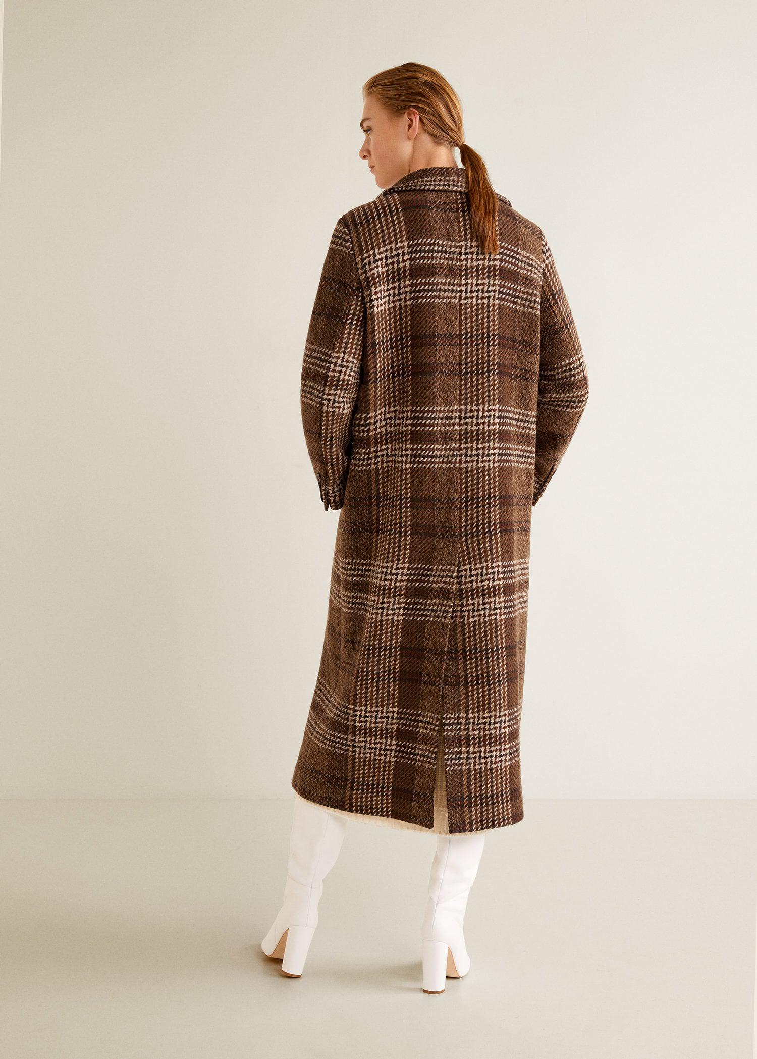 mango recycled wool coat