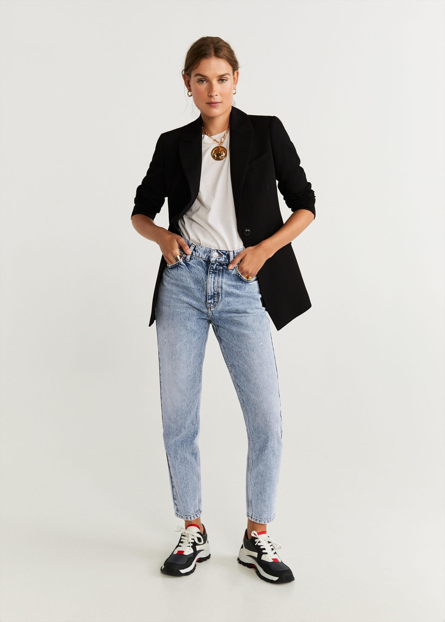 mom fit jeans mango
